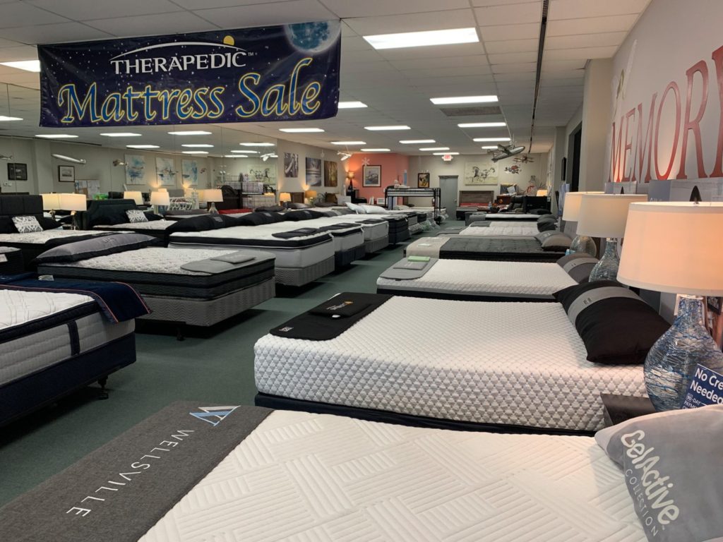 mattress warehouse showroom image
